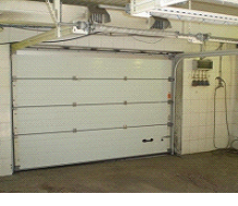 Вид изнутри гаражные ворота