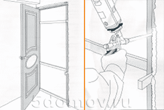 Как установить межкомнатную дверь без порога — этапы монтажа