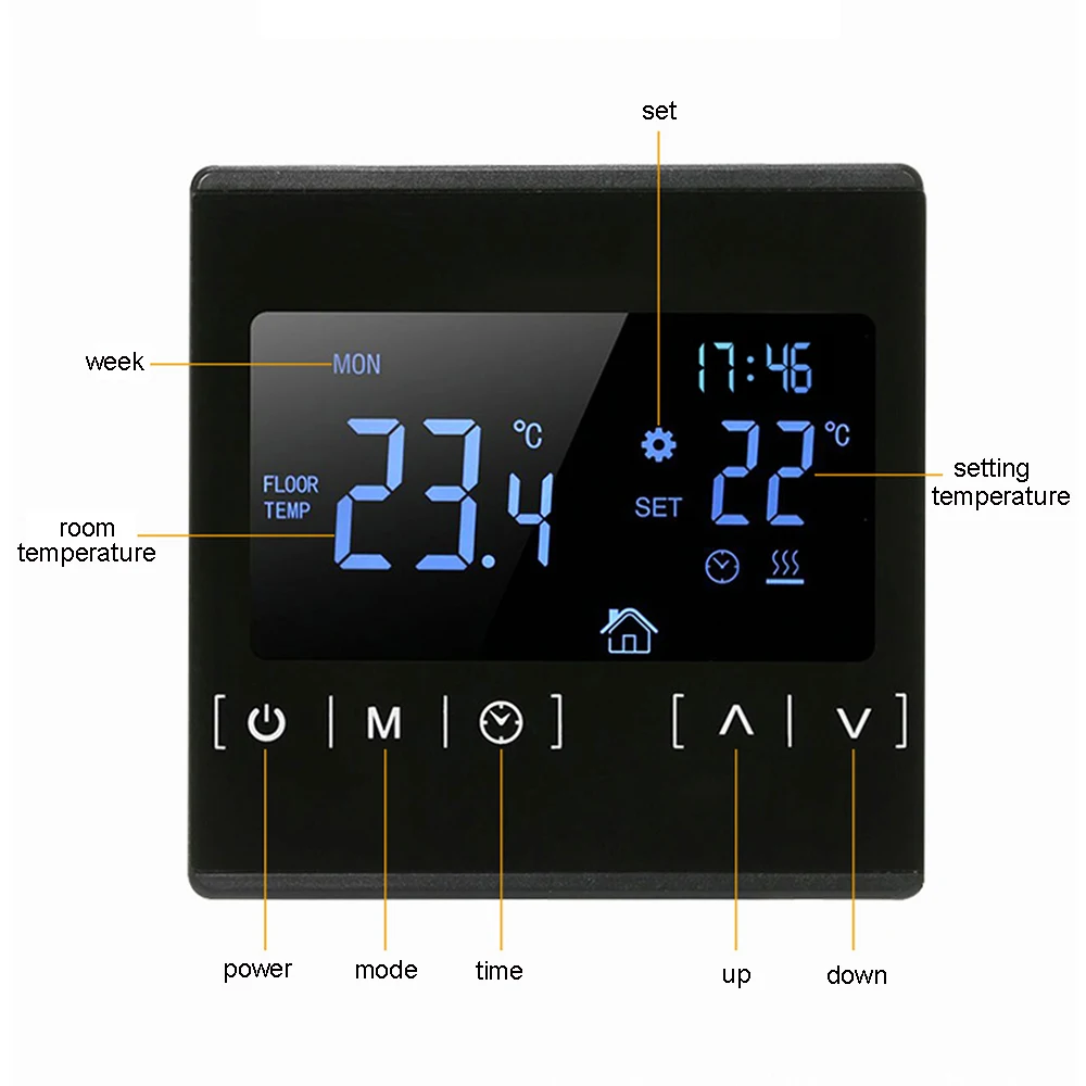 Mh2822 electric heating thermostat (10)