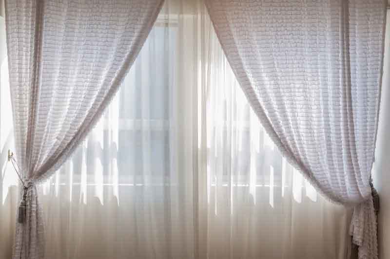 curtains to soundproof door household items