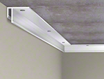 Lisse de fixation Barrisol Mini Star au plafond - Etape 1