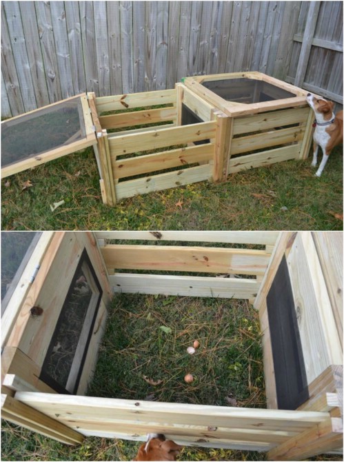 Quick And Easy Two Bin Compost Bin