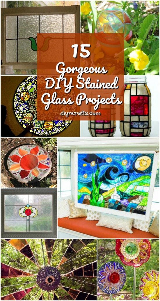 15 Gorgeous DIY Stained Glass Projects That Will Beautifully Decorate Your Outdoors