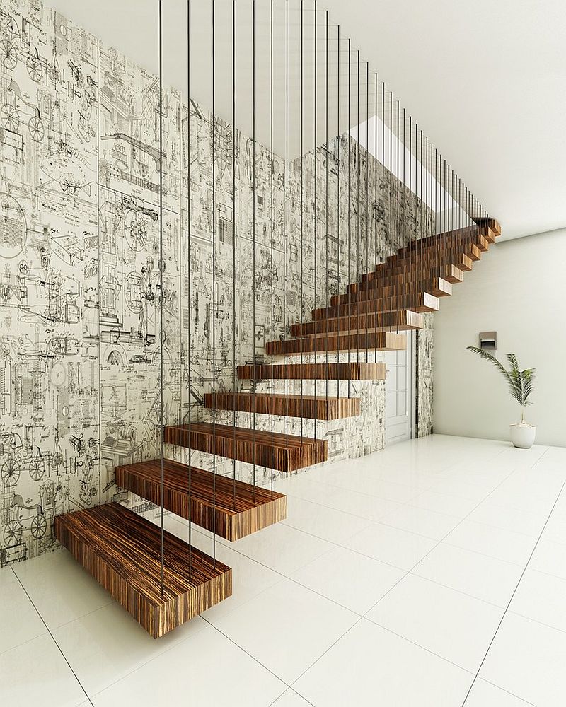 Balanced and Eclectic Staircase