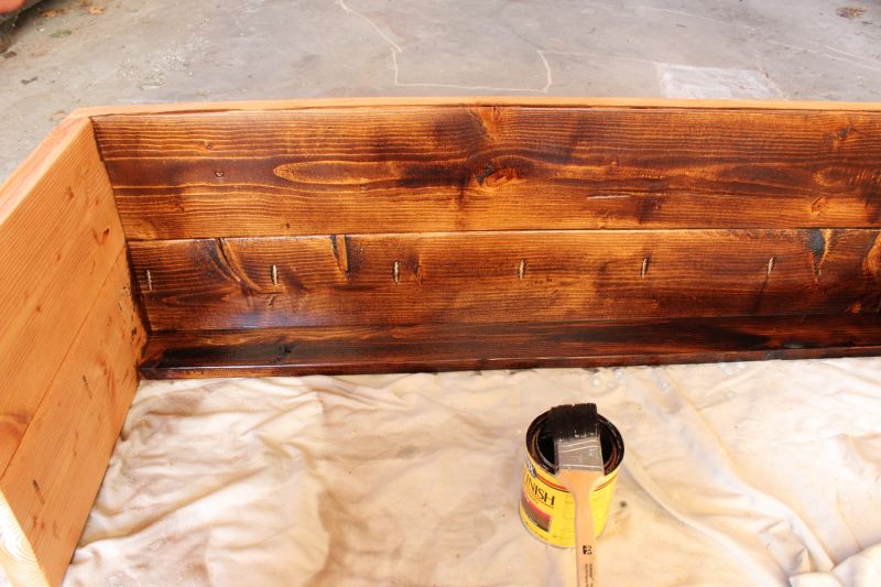 How to Stain Wood Project Stain