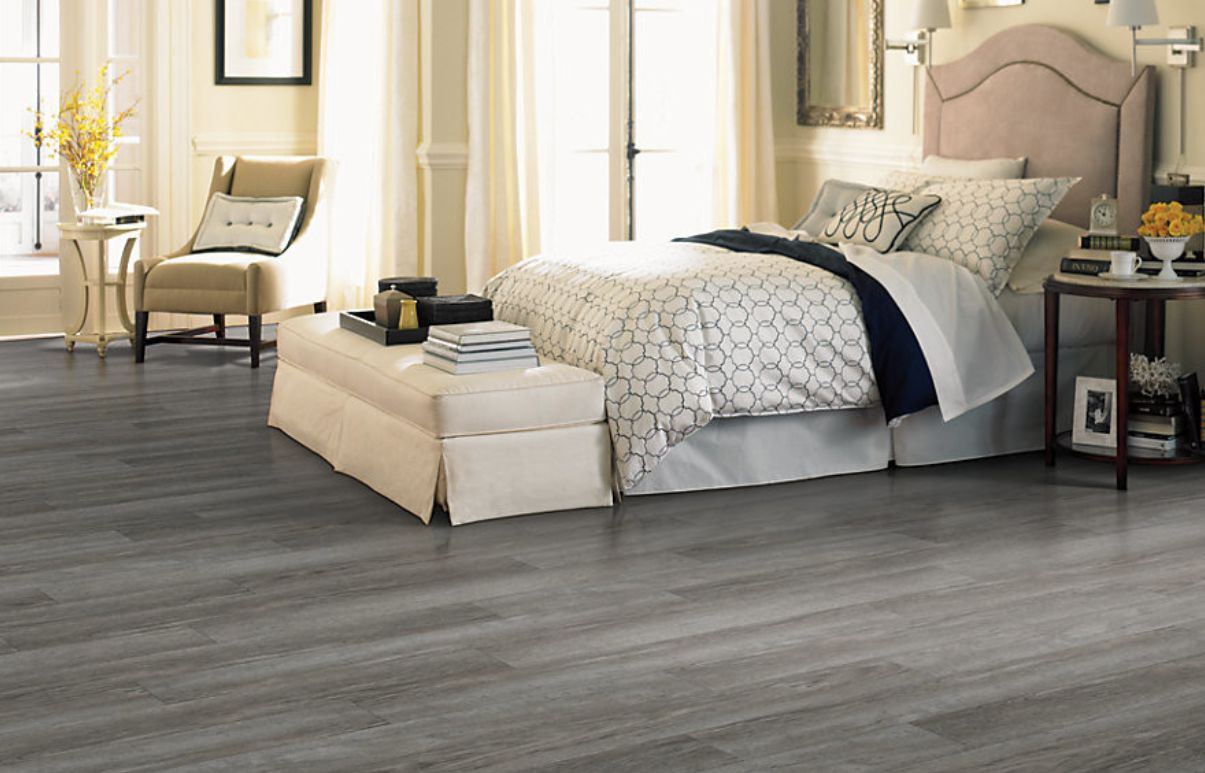 Vinyl flooring comes in all kinds of styles and patterns.