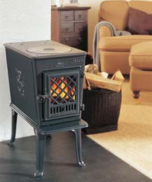 small wood stove