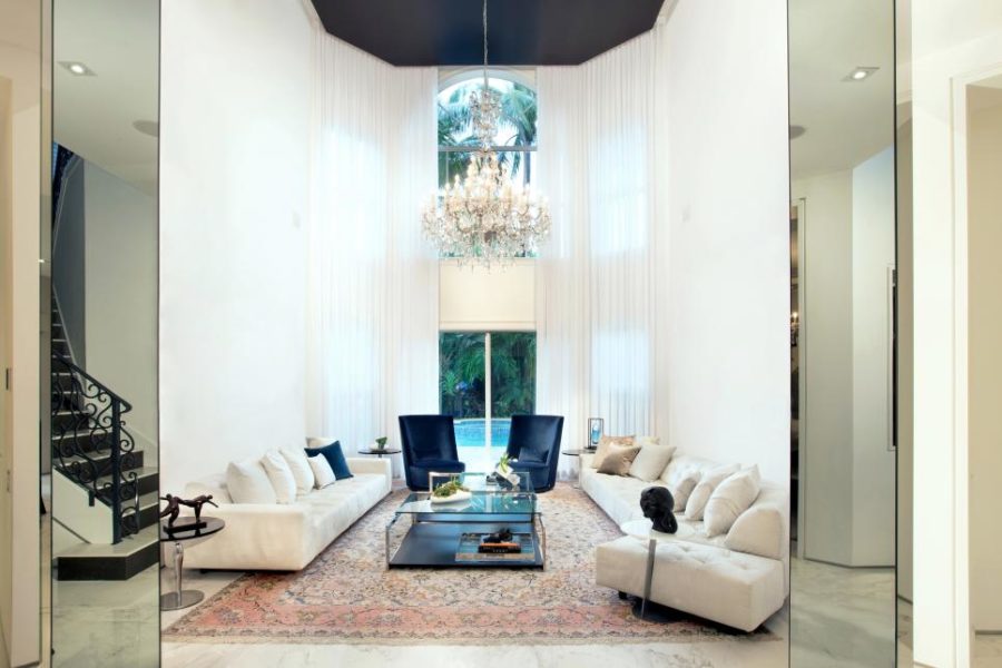 Octagonal high ceiling by DKOR Interiors