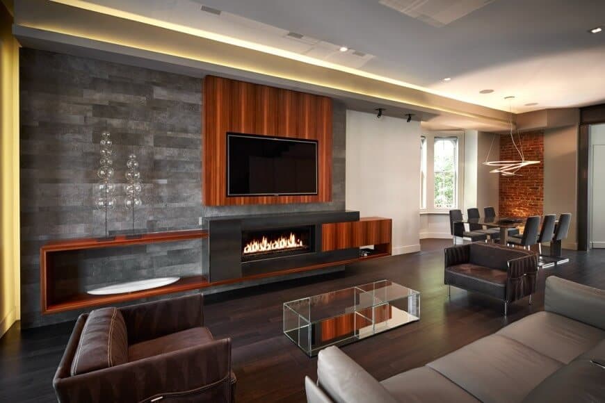 Dark Hardwood Floors in Modern Kitchen 40 Dark Hardwood Floors That Bring Life To All Kinds Of Rooms