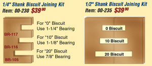 Cut Biscuit Grooves with a Router