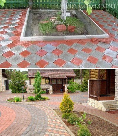 Удобное и прочное покрытие на участке Удобное и прочное покрытие на участке