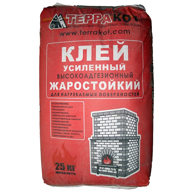 Жаростойкий клей "Терракот"