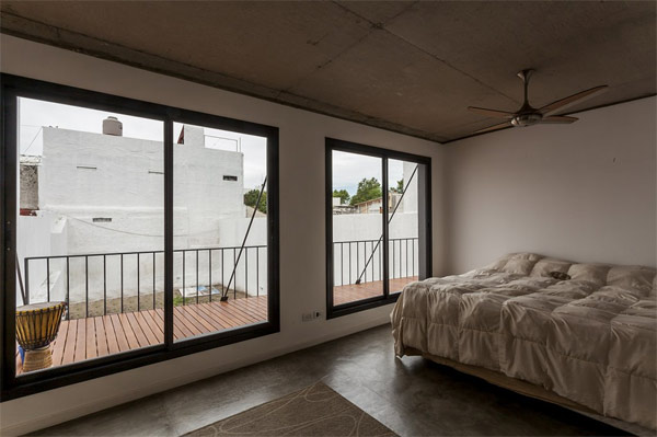 bedroom facing veranda 