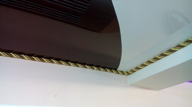 Декоративный шнур на натяжной потолок