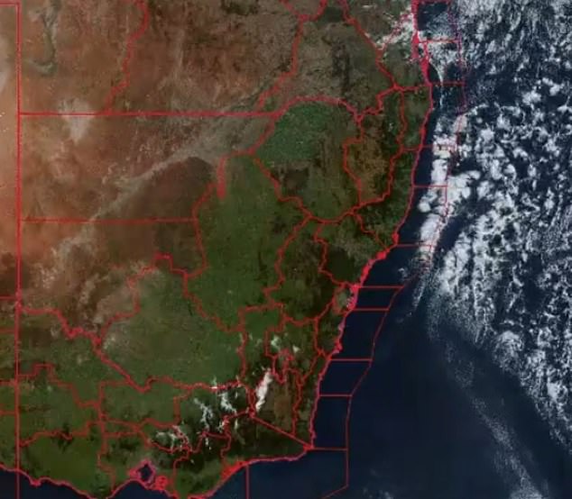 Meteorologists said all of Australia (pictured) would be experiencing a pleasant Saturday with temperatures reaching into the mid twenties over most of the country