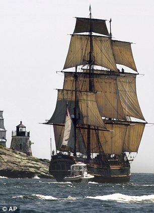 She is now a ghost ship, bobbing unmanned towards the churning epicentre of what experts believe could be the worst hurricane ever to hit America.