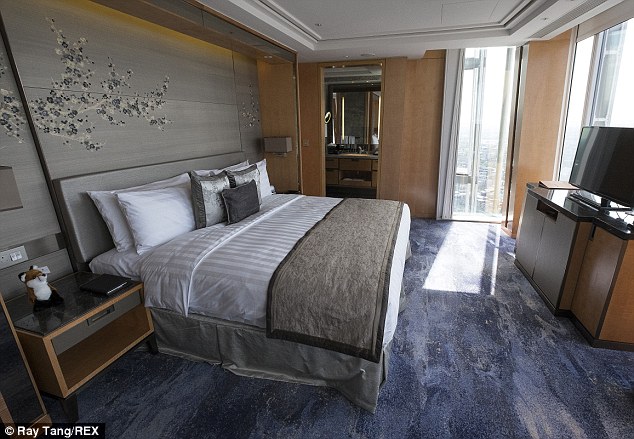 High living: Rooms plus dressing room at the Shangri-La hotel in London