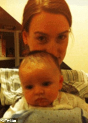 His wife, Erin, pictured with their son, also recently started her own company
