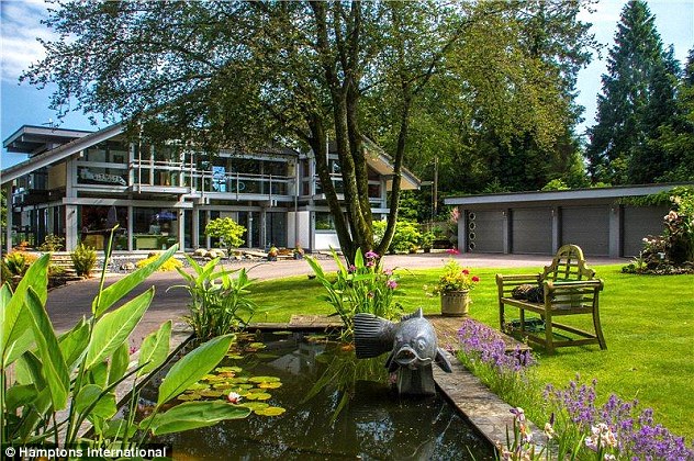 This luxury Huf Haus design is on the private Avon Castle estate near Ringwood in Hampshire