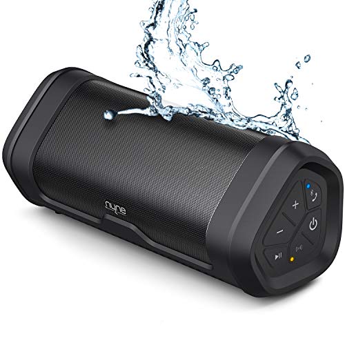 NYNE Boost Portable Bluetooth Speakers with Premium Stereo Sound - IP67 Water & Dust Proof, 20 Hours Play-time, 100 ft Range, Built-in Power Bank and Mic, True Wireless Stereo, Loud Wireless Speaker