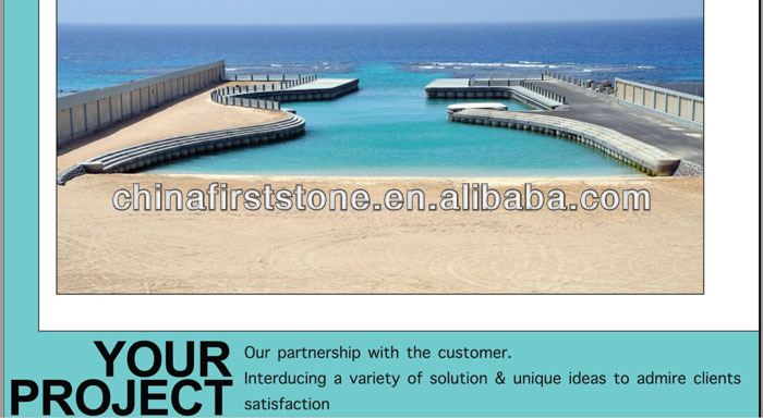 HZM-69 DIY Fashion Design Meshed Carpet Paving Stone for Saudi Arabia Customer Paving Stone Projects