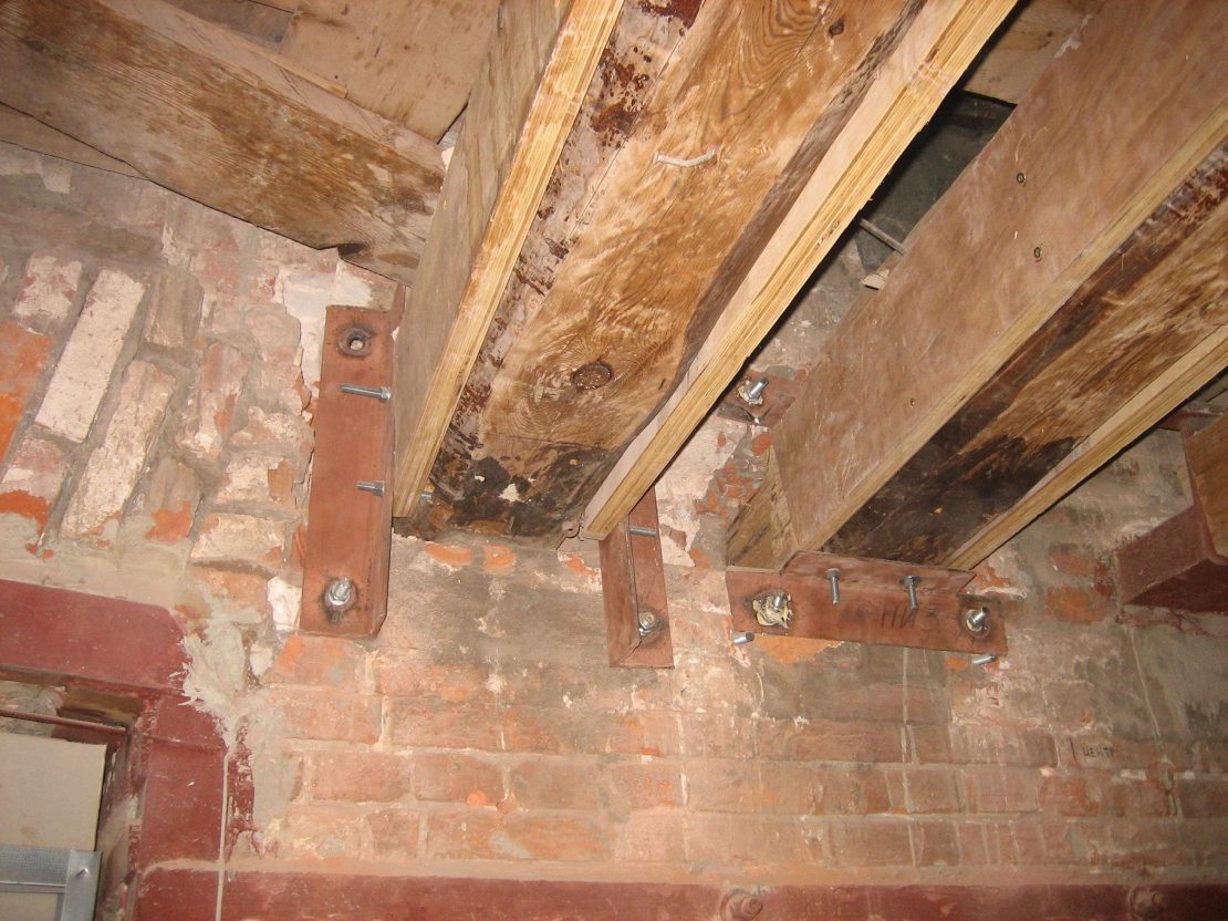 усиление потолка в деревянном доме