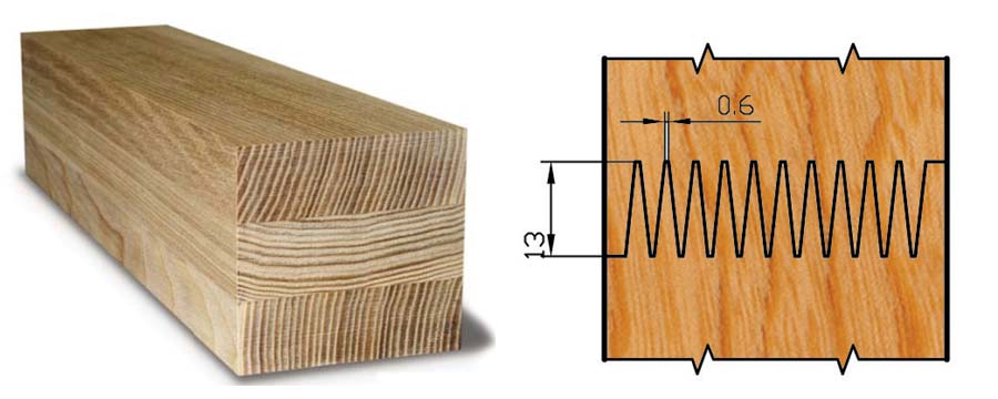 Инженерный массив склейка ламелей