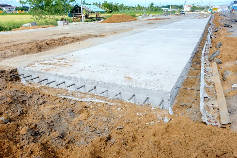 Concrete road royalty free stock image