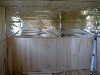 Использование фольги для теплоизоляции стен