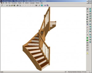 3d view of finished stairs