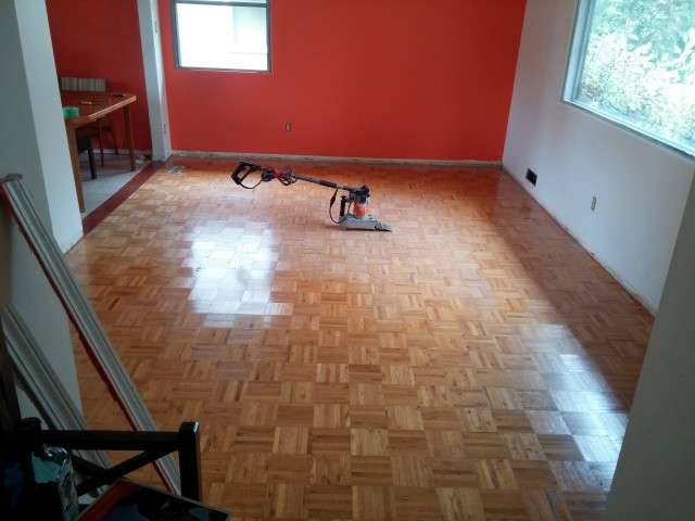 Parquet Flooring In Living Room