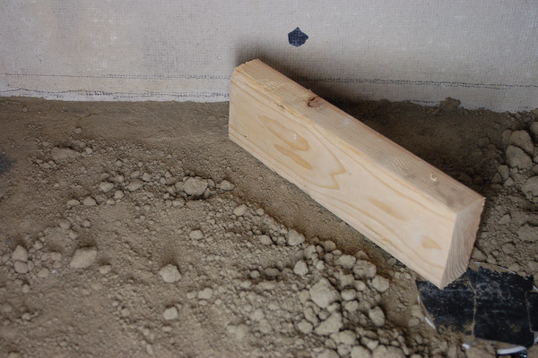 deck mud build slope