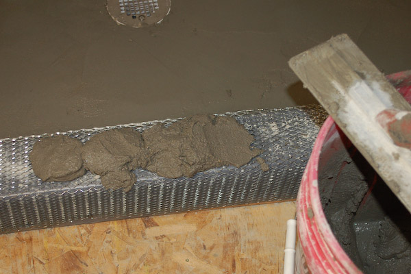start working on the curb
