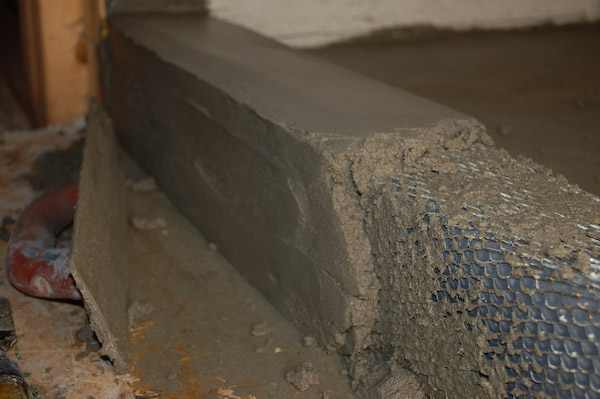 start working on the curb