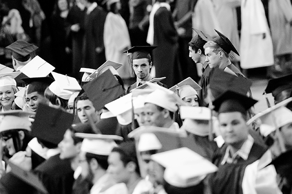 group of students at graduation 