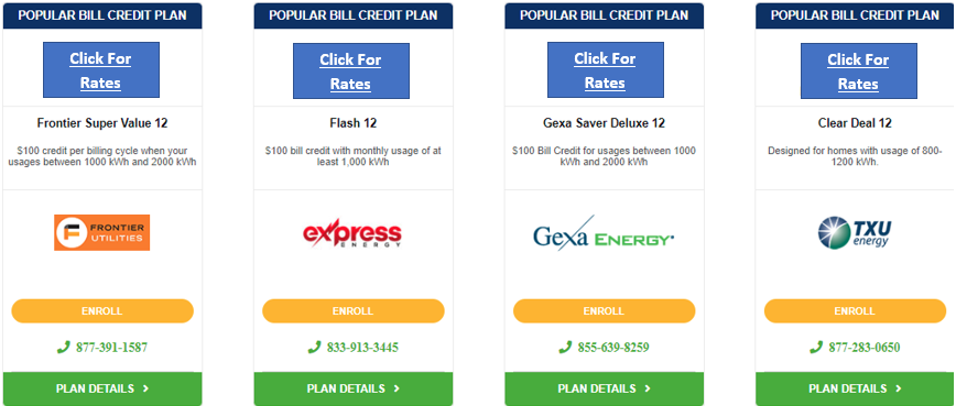 Compare the cheapest DFW Area electricity providers and rates