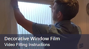How To Fit Decorative Window Film To Glass