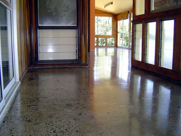 Бетонный пол по технологии полированный бетон – Полированный бетон .